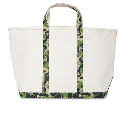 Saint Michael x A Bathing Ape Large Tote Bag - White/Camo