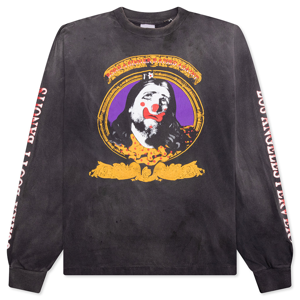Saint Michael x Born x Raised Born Saint L/S Tee - Black