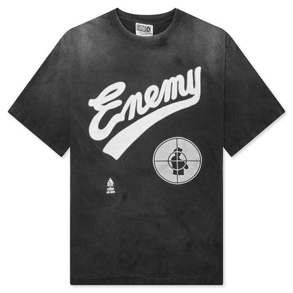 Saint Michael x Public Enemy Saint Enemy S/S Tee - Black