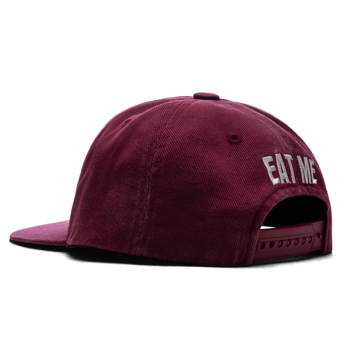 5 Panel Eat Me Cap - Burgundy