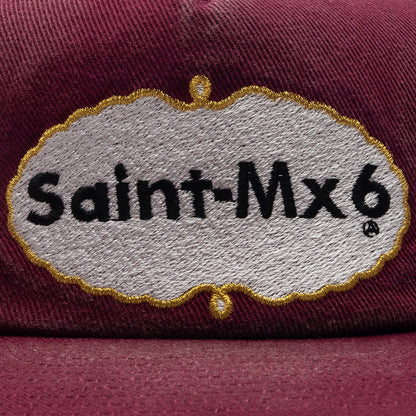 5 Panel Eat Me Cap - Burgundy