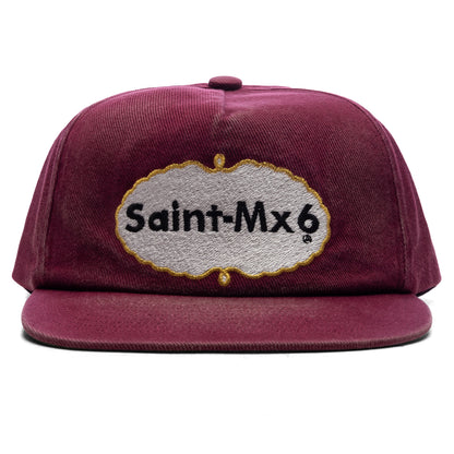 5 Panel Eat Me Cap - Burgundy