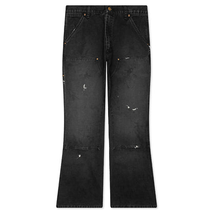 Double Knee Pants - Black