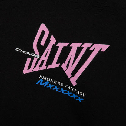 Ribbon Saint Hoodie - Black