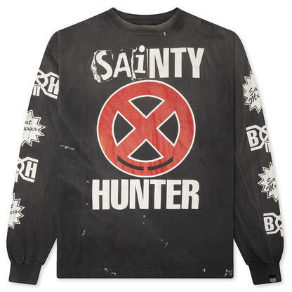 Saint M6 x Bounty Hunter Sainty Hunter L/S T-Shirt - Black