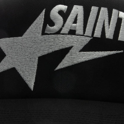 Saint M6 x BAPE Mesh Cap - Black