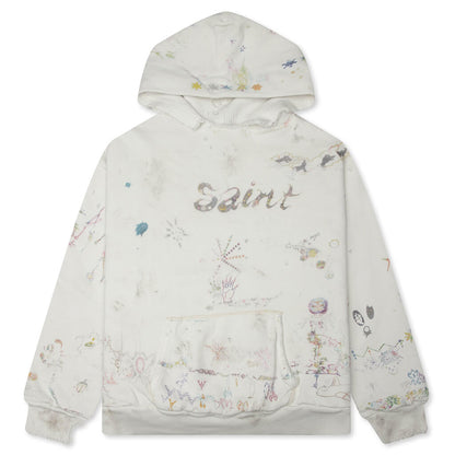 Saint M6 x COCO Double Face Hoodie - White