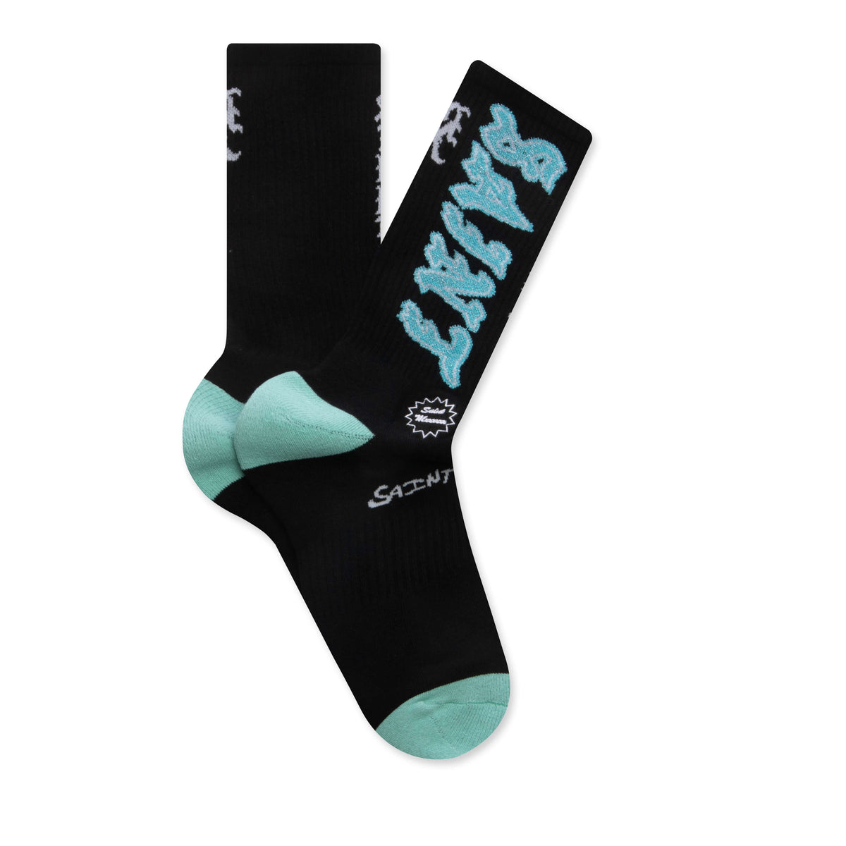 Saint Socks - Black/Blue