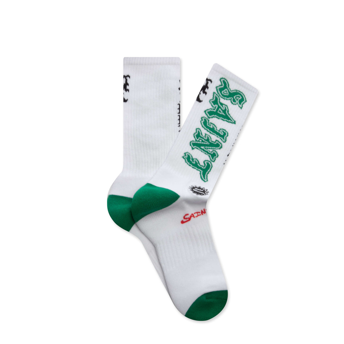 Saint Socks - White/Green