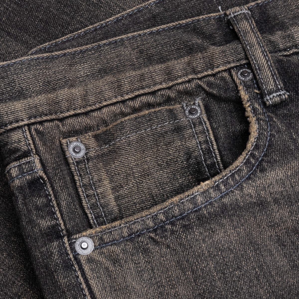 Savage Denim DP Basic Pants - Black