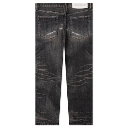 Savage Denim DP Wide Pants - Black