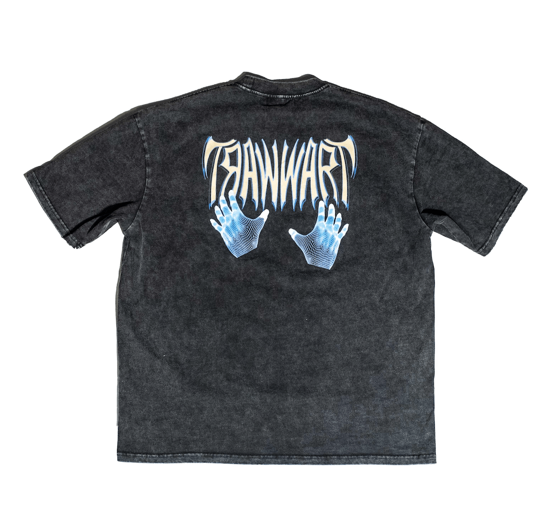 WASHROOMARTIST WRAT T-SHIRT WASHED BLACK