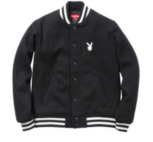 SUPREME X PLAYBOY VARSITY JACKET