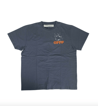 OFF WHITE BEIGE BLUE T-SHIRT
