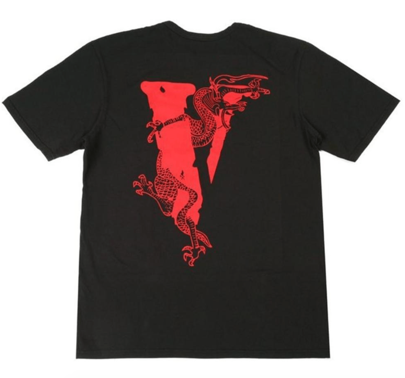 VLONE X CLOT STAPLE TEE BLACK / RED