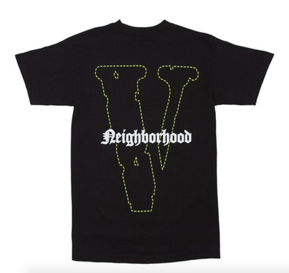 VLONE X NEIGHBORHOOD SKULL TEE BLACK / GREEN