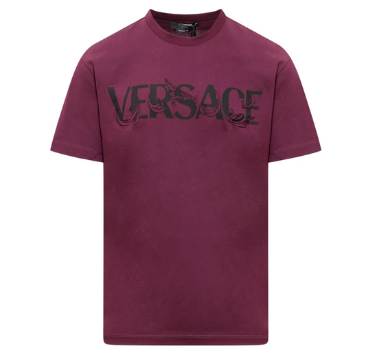 Versace Purple Logo T-Shirt