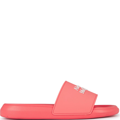 Womens Alexander McQueen Logo Sliders