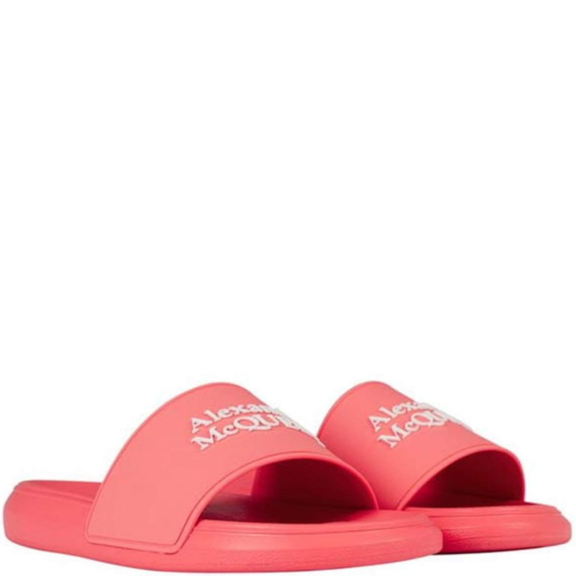 Womens Alexander McQueen Logo Sliders