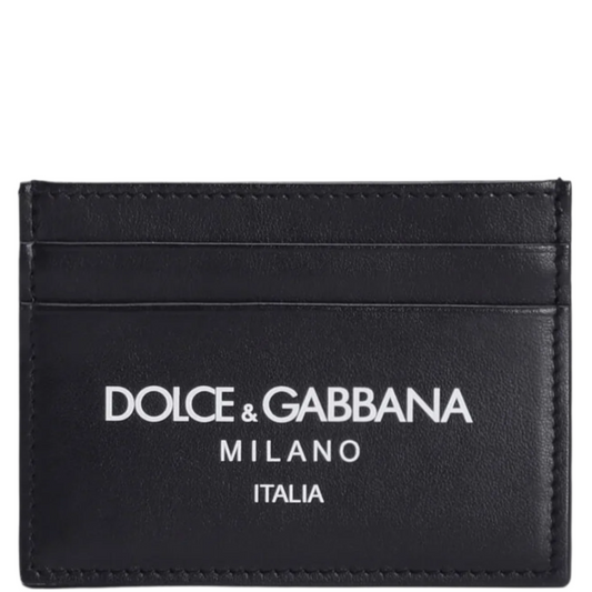 Dolce & Gabbana Navy Logo Cardholer