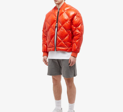 Cole Buxton Quilted Bomber Jacket