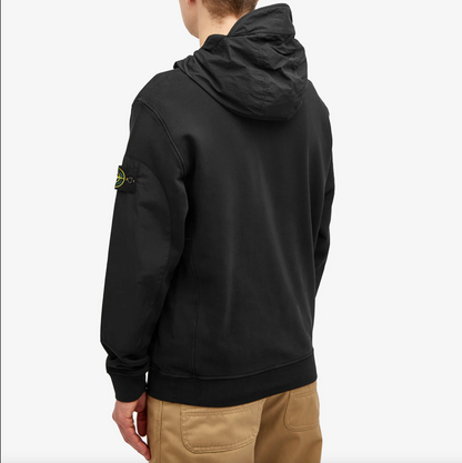 Stone Island Nylon Mixed Hoodie