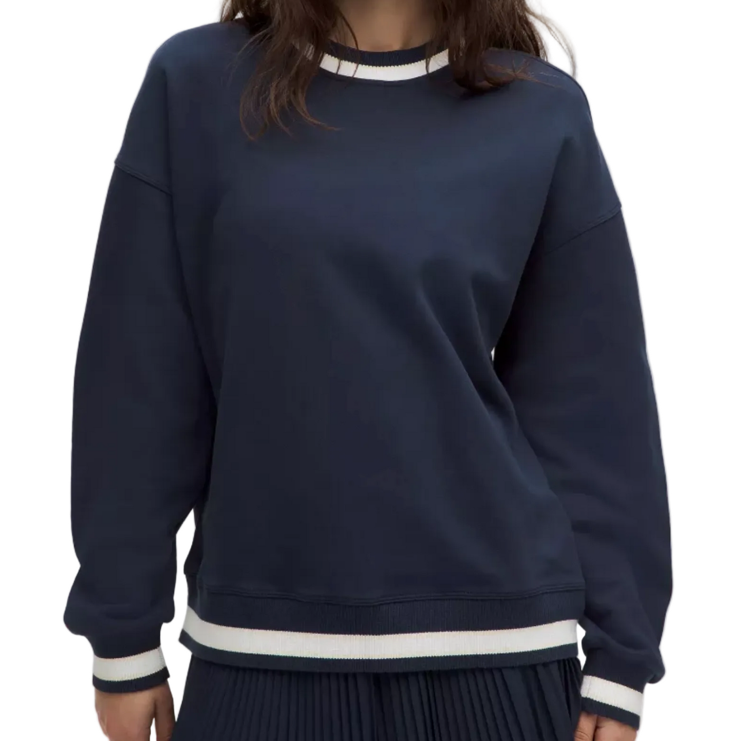 Womens Lululemon Oversized Ringer Crewneck