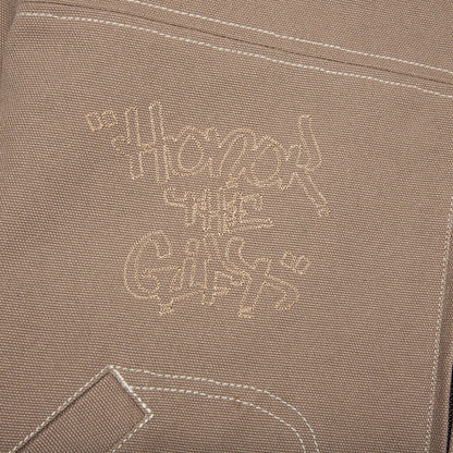 Script Carpenter Jacket - Light Brown