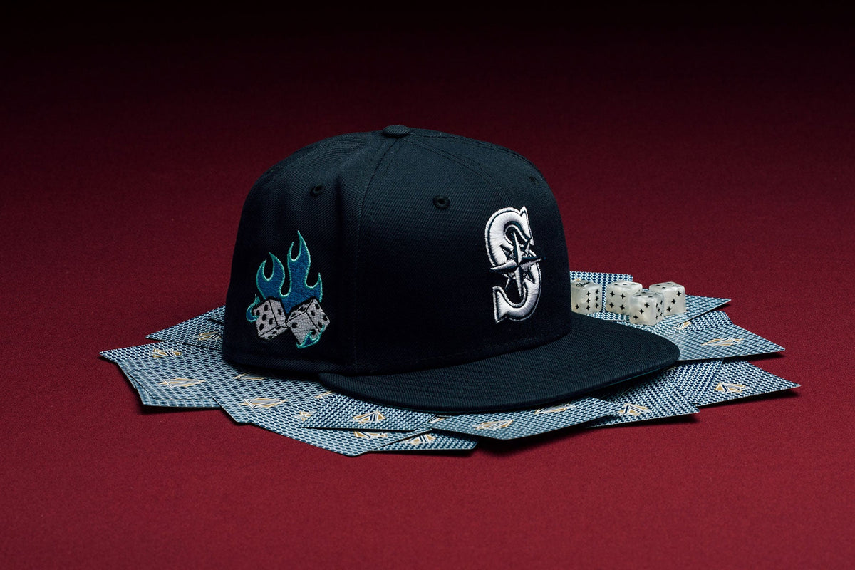 Feature x New Era Flaming Dice 59FIFTY Fitted - Seattle Mariners