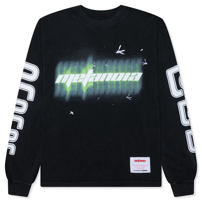 Sentence Garden L/S Tee - Jet Black