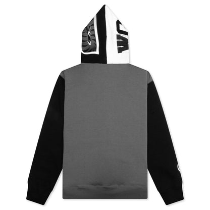Shark Full Zip Hoodie #1 - Black