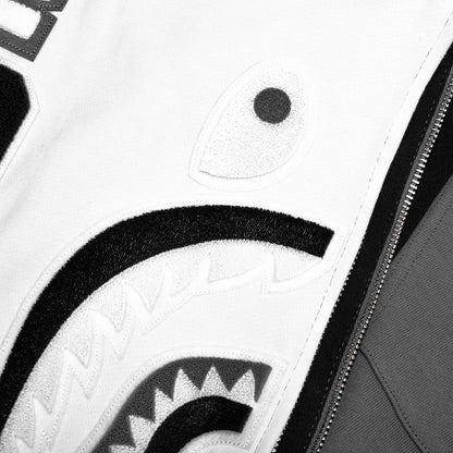 Shark Full Zip Hoodie #1 - Black