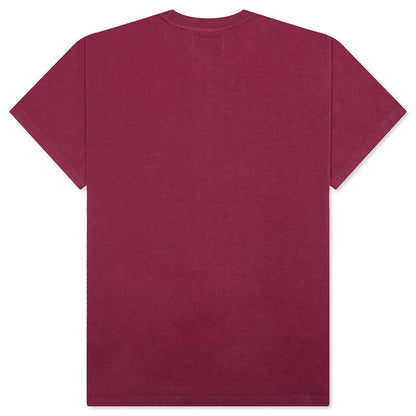 Shimmer Tee - Maroon