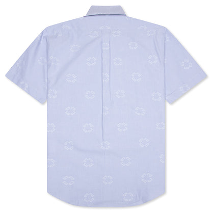 Monogram 72 Jacquard Shirt - Baby Blue