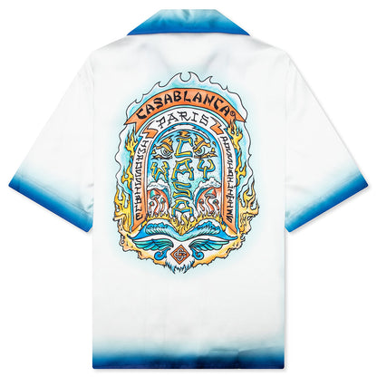 Short Sleeve Cuban Collar Shirt - Casa Skate Way
