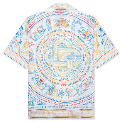 Short Sleeve Cuban Collar Shirt - Crayon Vase
