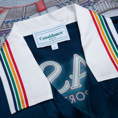 Short Sleeve Cuban Collar Shirt - La Deesse Du Stade