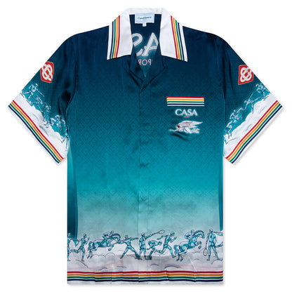 Short Sleeve Cuban Collar Shirt - La Deesse Du Stade