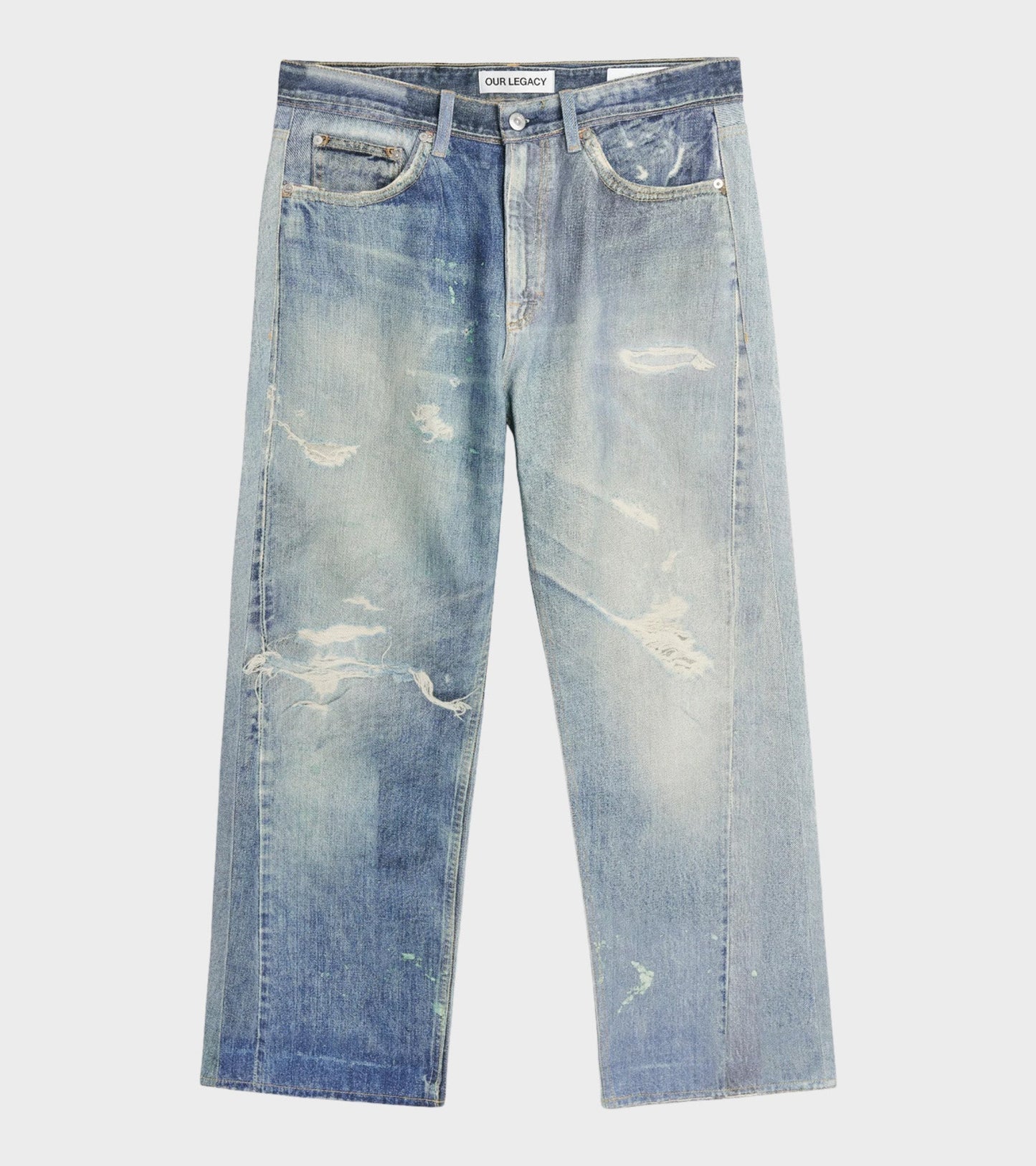 W Full Cut Jeans Digital Denim Print