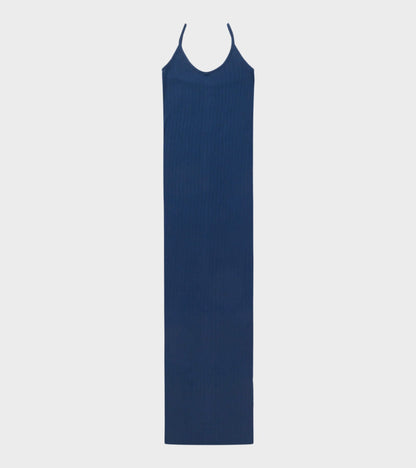 101 Strap Rib Dress Marine