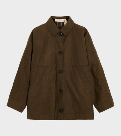 Moa Oilskin Jacket Bark