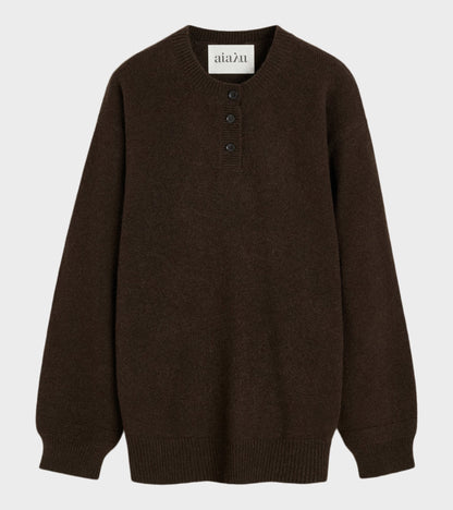Franco Sweater Pure Dark Brown