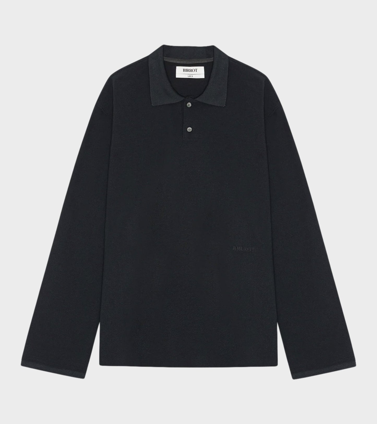 Lay2 Long-Sleeve Polo Ink