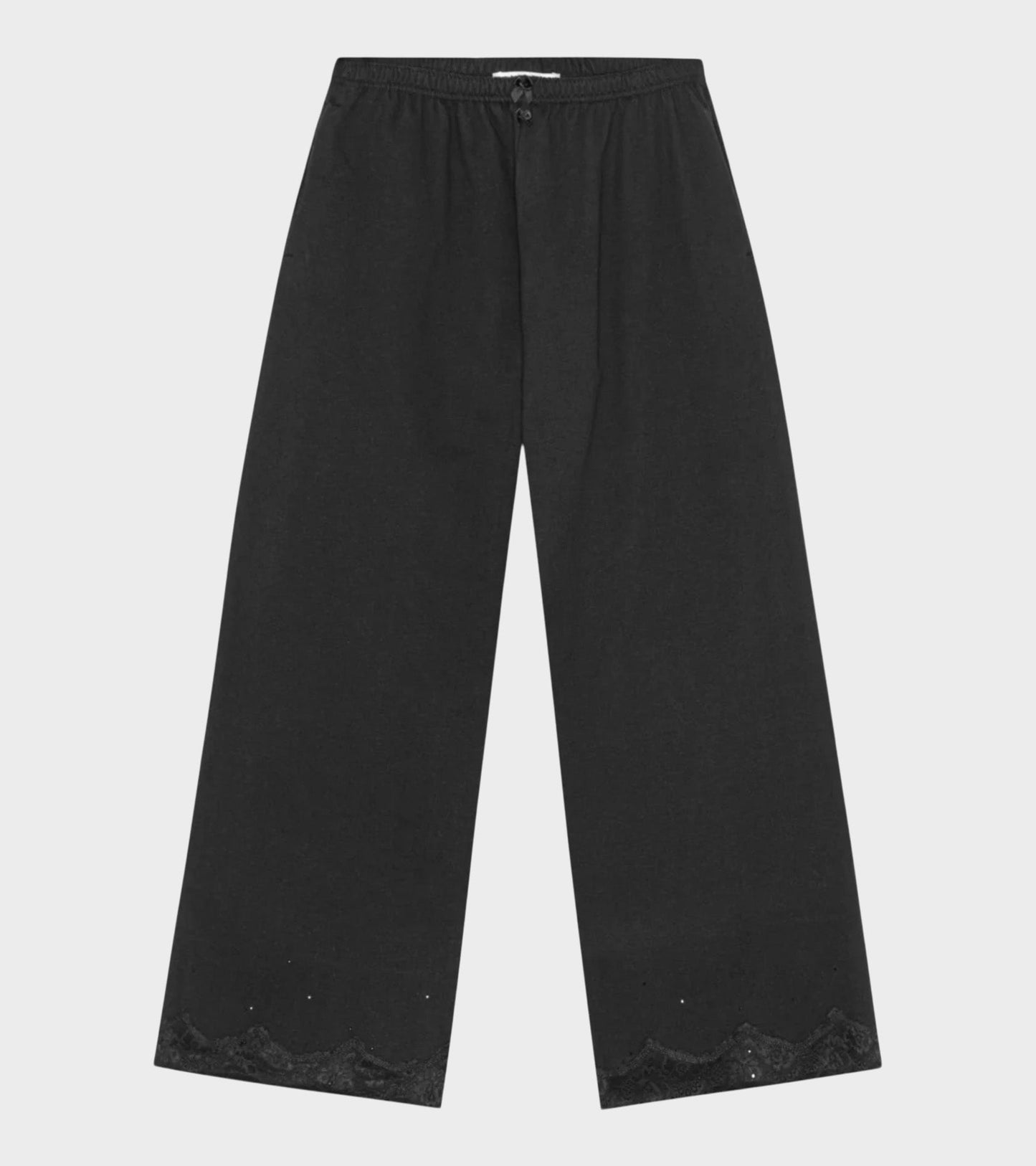 Lace Sweatpants Black