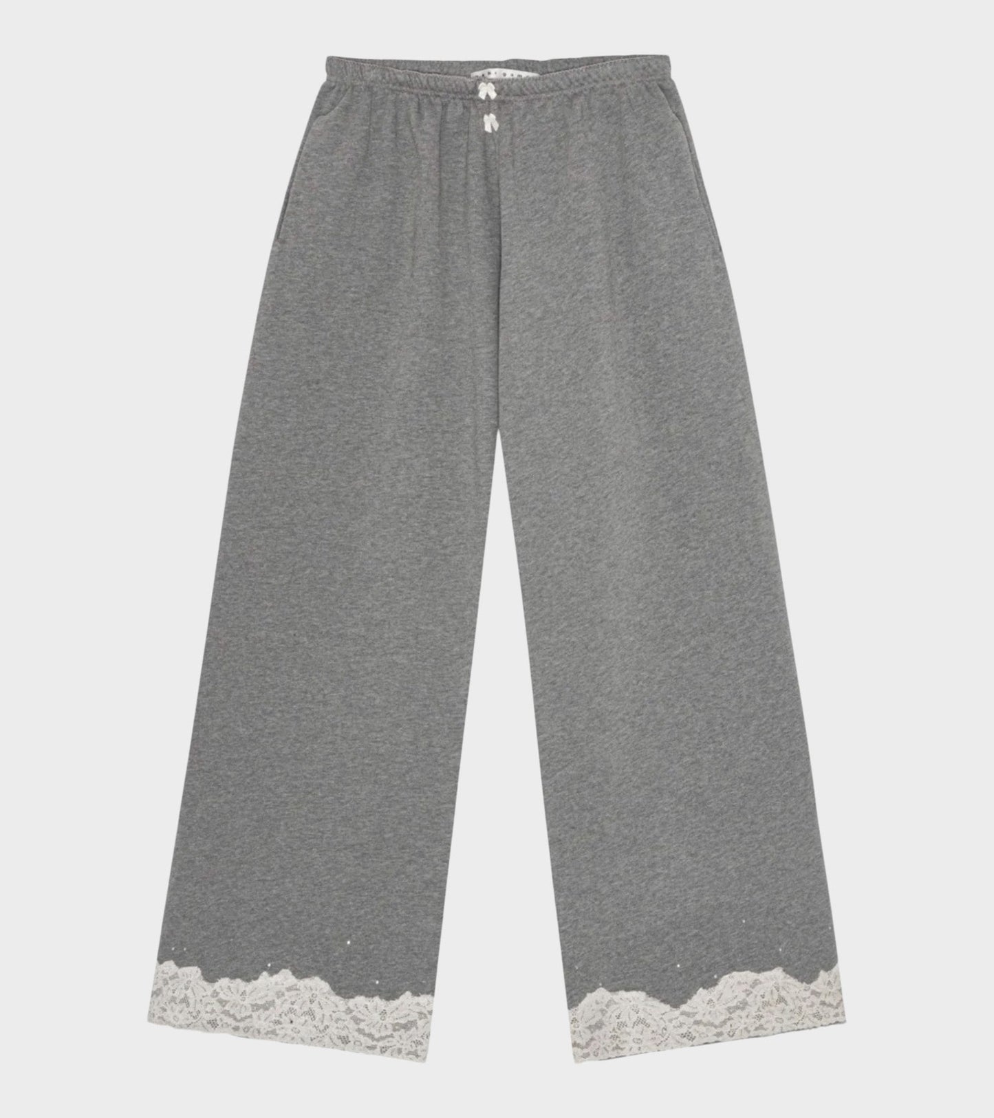 Lace Sweatpants Dark Grey Melange