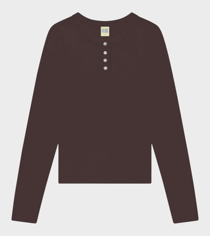 Jess Longsleeve Choco Plum