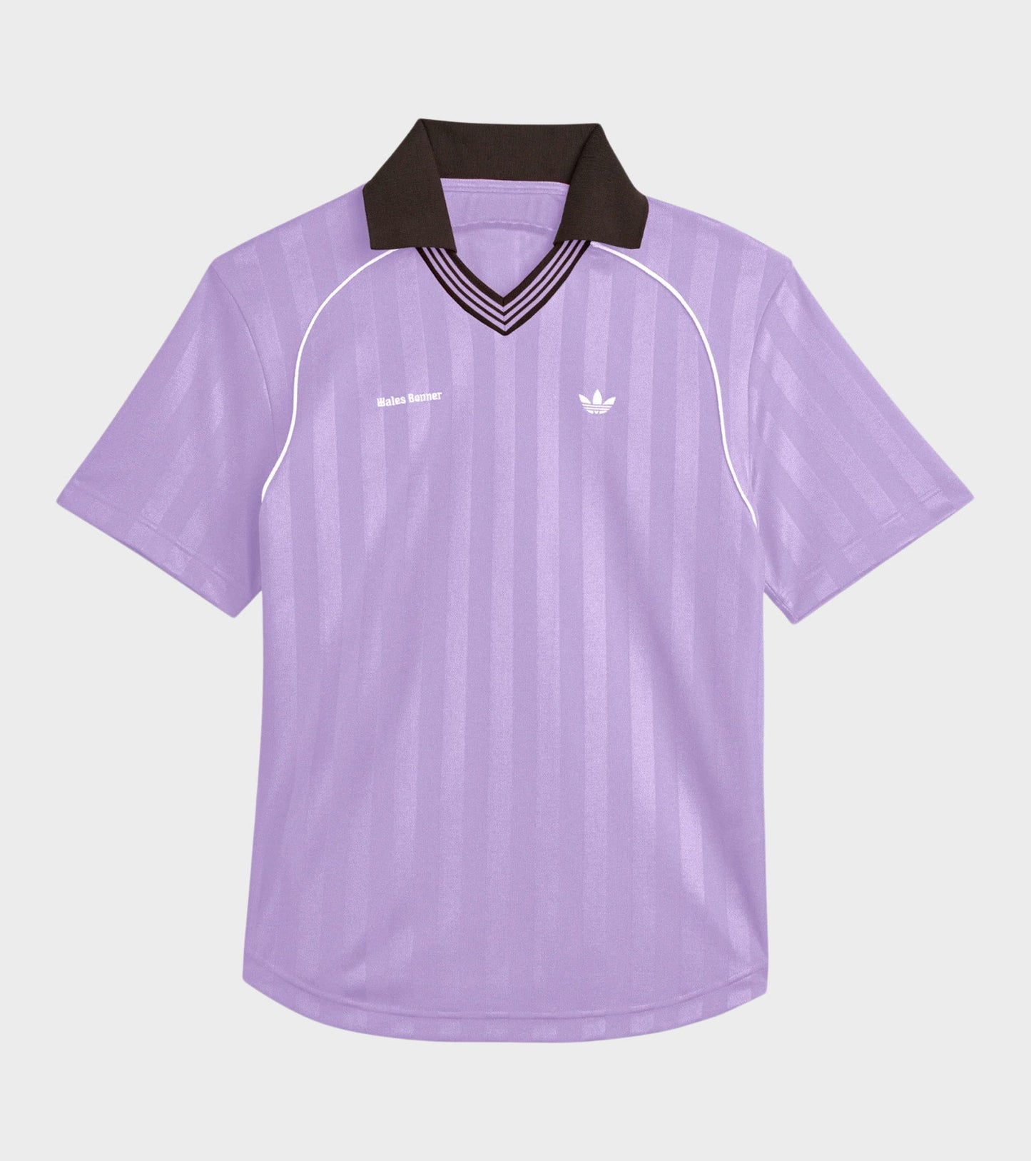 WB Football Tee Light Purple/Dark Brown