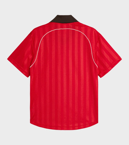 WB Football Tee Better Scarlet/Dark Brown