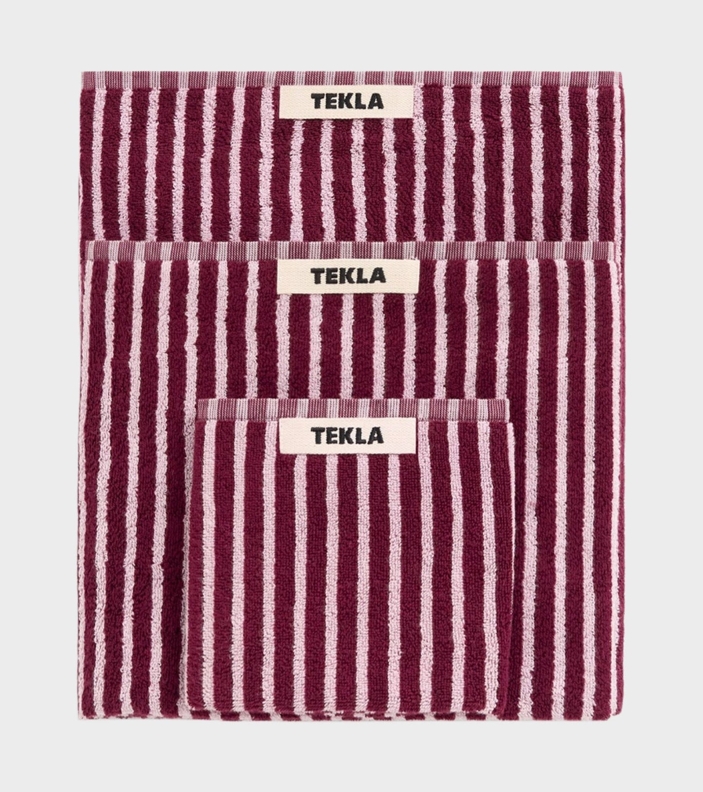 Hand Towel 50x90 Red/Rose