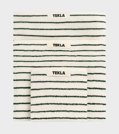 Hand Towel 50x90 Racing Green Stripes